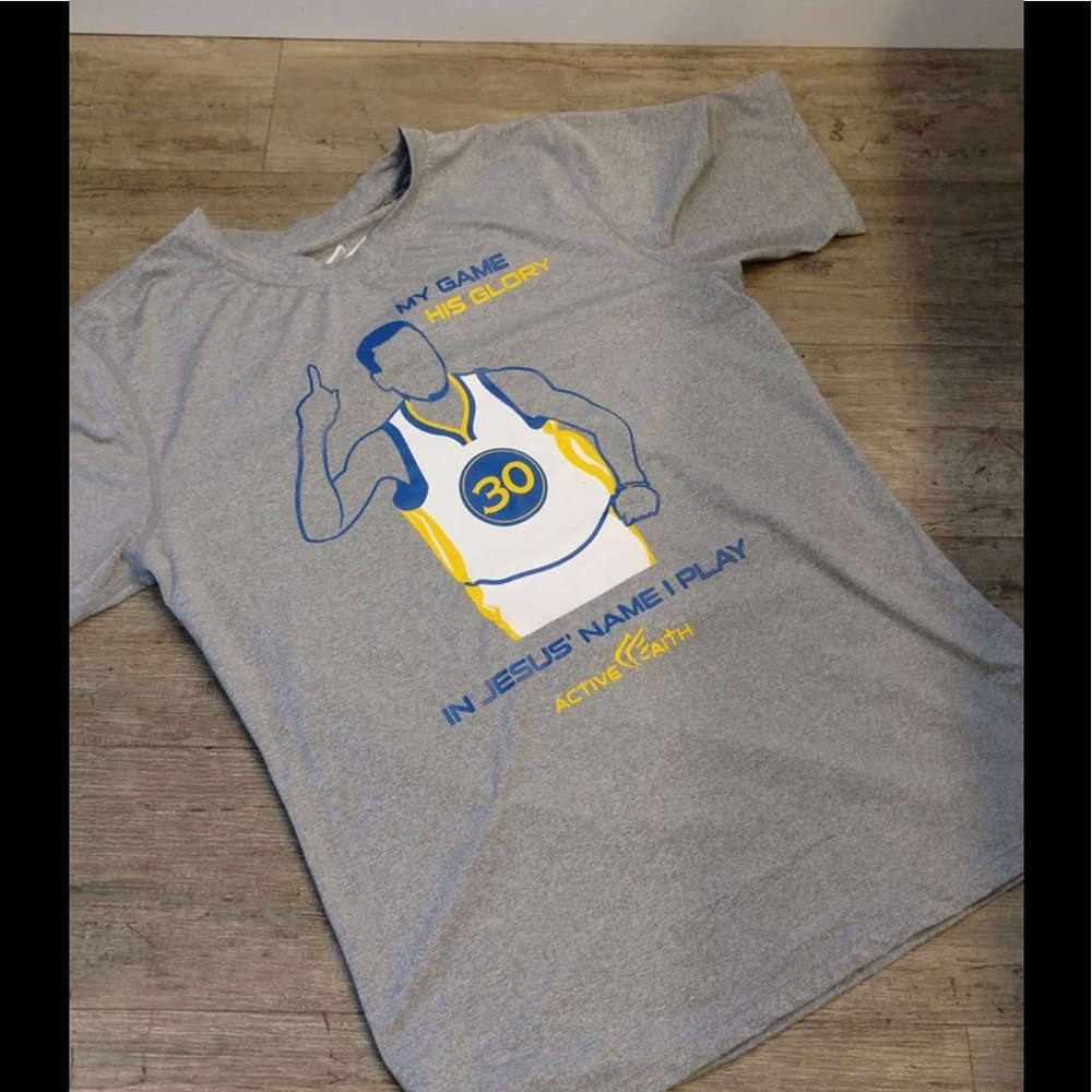 Stephen Curry active faith shirt size youth XL